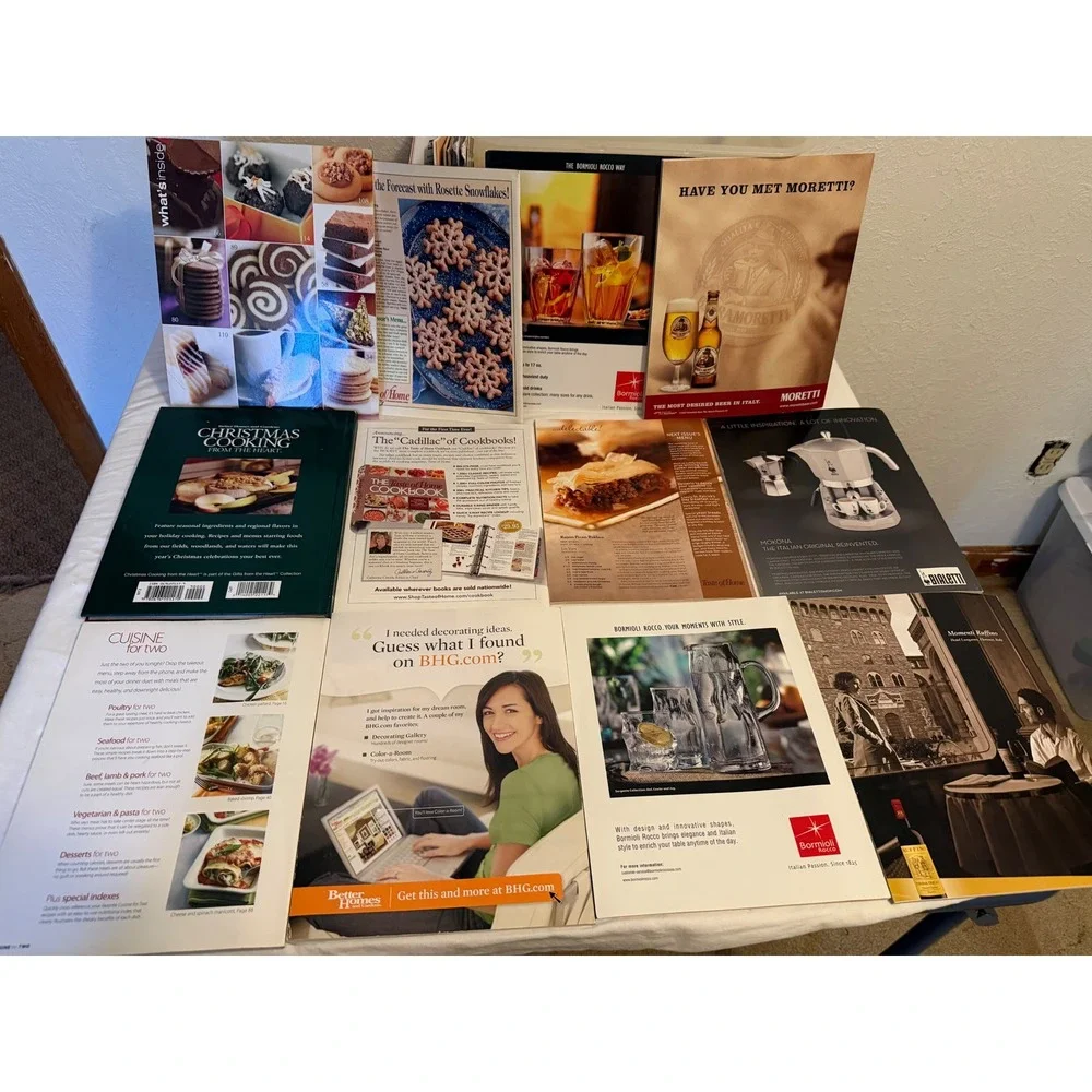 Lot of 10 Cooking Magazines La Cucina Italiana Taste of Home BHG 2005-2009